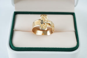 Anillo Cruz en oro 18 quilates Anillo Cruz en oro 18 quilates