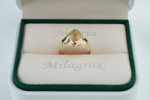 Anillo hoja en oro 18 quilates Anillo hoja en oro 18 quilates