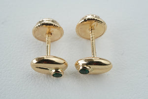 Topos granos de  café con circón verde