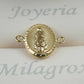 Herraje de la virgen de Guadalupe en oro 18 quilates